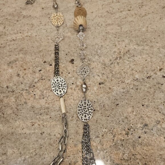 NECKLACE WITH VARIOUS BEADS BY CHICO'S - Picture 6 of 11